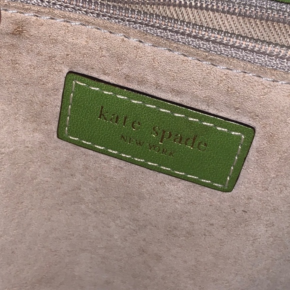 Vintage Kate Spade Purse / Clutch - Pink / Green Interior - Picture 9 of 16